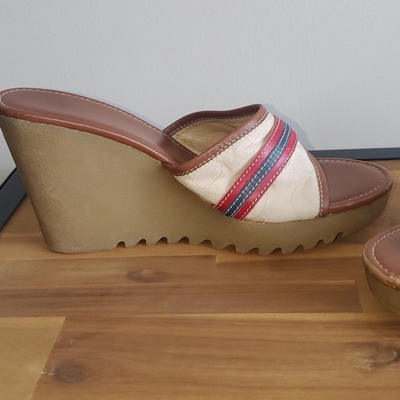 Coach Wedge Sandals Slides 👡 - Picture 8 of 11